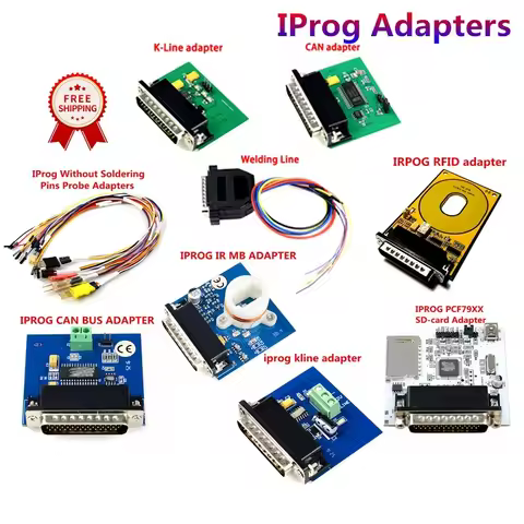 Newest IPROG Adapter For IPROG+ IProg V86 Programmer Replacement RFID/CAN BUS/K-LINE/MB IR/PCF79XX//