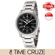 [Time Cruze] Seiko 5 SNK809K1 Automatic Stainless Steel Black Dial Men Watch SNK809K SNK809