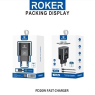 CHARGER ROKER RX20 PD20W FAST CHARGING TYPE C TO TYPE C