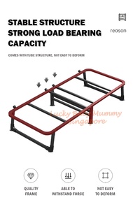 LZD High Grade Folding Bed Foldable Single Bed Thick Portable Mattress Wide Metal Bed Frame/Local Stock