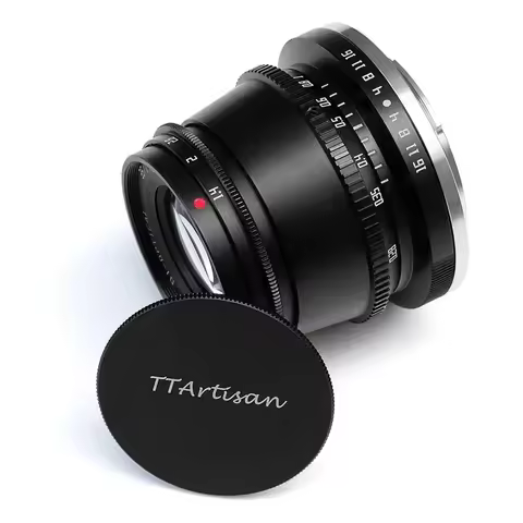 TTArtisan 35mm F1.4 APS-C Prime Lens for Sony E Mount Fujifilm XF Canon M Leica L Nikon Z Panasonic 