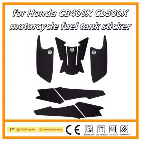 Motorcycle Sticker Tank Non Slip Tank Traction Side Pad Protective Decal for Honda CB400 CB400X CB50
