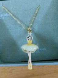 近全新正品現貨 法國 Les Nereides 蕾娜海 雲雀黃 漸層黃芭蕾 項鍊 台櫃購買