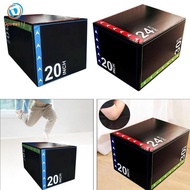 Dovewill Adjustable Height Plyo Fitness Box Gym Agility Training Jumping Step Box for Home Workout E