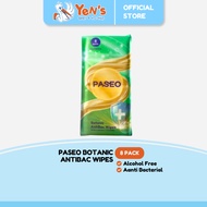 Paseo Botanic Antibacterial Wipes With Lonicera + Cantella