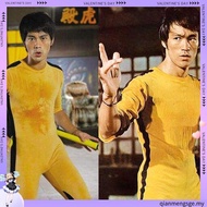 Bruce lee Uniform Wushu Clothes Costume Cosplay Woman Man