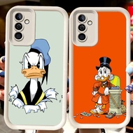 H128 Donald Duck White Casing for Samsung A53 A13 A26 A23 A52 A72 A73 A52S A33 A32 S20 S21 S24 FE M1