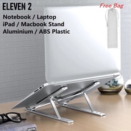 Pemegang Laptop untuk MacBook Tapak Laras Komputer Riba, Braket Boleh Lipat, Diperbuat daripada Alum