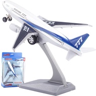 Pull Back Caipo Simulation Boeing 777 Passenger Aircraft Boy Airplane Model Toy Alloy Children Airbu