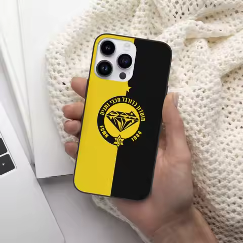 Maccabi Netanya Case for iPhone 15 14 11 Pro Max 13 12 Mini XR XS X 8 7 6 6S Plus Soft Silicone Shoc