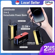 [SG] 2 in 1 Magnetic Power Bank 22.5W Fast Charging Built in Cable Detachable