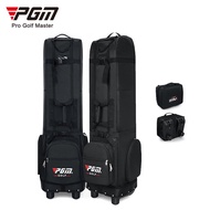 PGM HKB012 golf travel bag with wheels durable nylon waterproof black golf travel cover bag tour gol