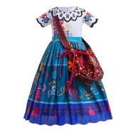 Mirabel Dress - Encanto Costume for Girls | Includes Carry Bag
