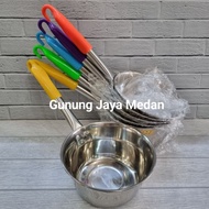 Milk Pot Stainless Steel Side Handle Color Induction Pan 16cm 18cm