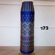R73 16.5.68 Cotton Silk Woven Pattern Praewa Phuthai Blue Size 2 Yards