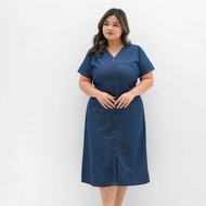EGALE.ID - Harper Denim Dress | Petite Mid Jumbo Plus SizeBIG
