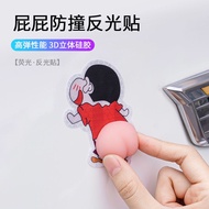 ▤Pintu kereta anti-perlanggaran membuka pintu pelekat gores anti gosok pelindung comel Xiaoxin pantat cermin belakang pe