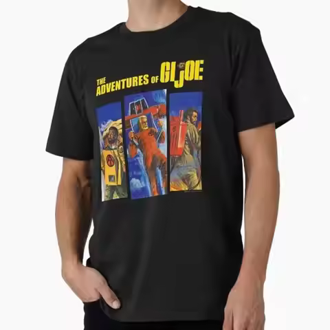 The Adventures of GI Joe Action Packs T Shirt Made USA AUS M 2XL