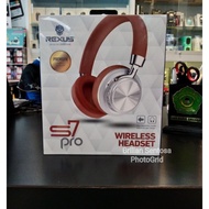 Headphone Bluetooth Rexus S7 Pro -Headset Rexus S7 Pro [Warna Coklat]