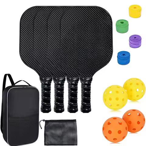 Custom Professional Pickleball Paddle Carbon Fiber Graphite USAPA Fiberglass Pickleball Paddle Set o