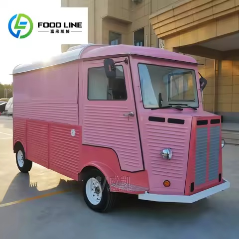 FULAI Food Vending Van Catering Trailer Drivable Electric Food Truck China Fully Equipped