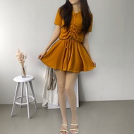 LNL Set 2in1 Nerual PREMIUM QUALITY UK Fit To L-XL LD 100CM PJ 42CM PJ Skirt 60CM Drawstring Top and