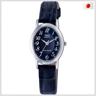 Watch for Women Analog Waterproof Leather Belt VZ89-305 Navy Blue / Citizen Q&Q