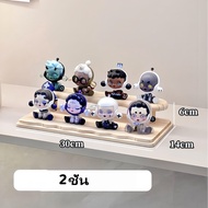 ชั้นวางโมเดลไม้ ชั้นวาง ตู้วางโมเดล ชั้นวาง art toy ตุ๊กตา Popmart Labubu เหมาะสำหรับเครื่องประดับตุ