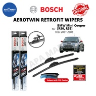 Genuine Bosch Aerotwin Retrofit U Hook Wiper Set for BMW Mini Cooper [R50,R53] (Year 2001-2006) (18"