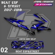 BEAT ESP&STREET (COD) STIKER STRIPING MOTOR HONDA BEAT ESP&STREET - LIST SIMPLE DESAIN RACING IP.STR