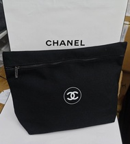 ❤️‍🔥快閃❤️‍🔥超大容量Chanel香奈兒帆布化妝包