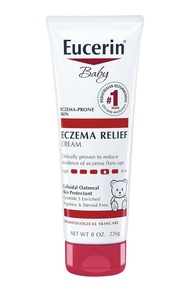 exp 06/2026 หลอดใหญ่ 226 กรัม Eucerin Baby Eczema Relief Body Cream Fragrance Free Baby Eczema Cream