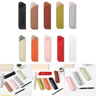 Best Pen Protective Sleeve Cover for Ballpoint Pen Packaging Pencil Storage Bag PU Leather Pen Case 