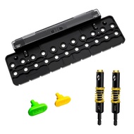 HL Spring Assisted Centering Drill Bit Set in Plastic Jig Housing with Dedicated Storage for Accesso