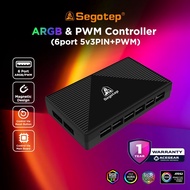 SEGOTEP ARGB & PWM Controller 6port 5V 3PIN+PWM