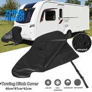Universal Caravan Hitch Cover, Waterproof Tow Hitch Cover, Tongue Jack Cover,Trailer Towing Ball Loc