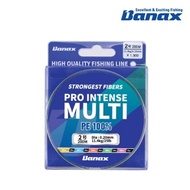 Banax Pro Intense Multi PE Braided 200m No. 1-8 Colored Fishing Line Water Depth Checkable