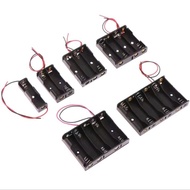 🇲🇾D26 1pcs - Battery Holder Case Socket AA AAA 2A 3A Double Triple A with wire lead wayar Casing pow