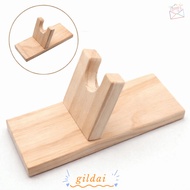 GILDAI Hot Glue Holder, DIY Universal Hot Glue|Base, Wooden Hot Glue Support Stand