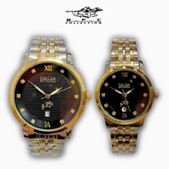 【Couple Watch】Original Polo Club Britannia Classic Fashion Design Couple Watch Set Stainless Steel w