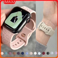 Rubber Band Strap for IWatch Series 10 9 8 Apple Watch Ultra 1 2 3 4 5 6 7 SE 49mm 45 44 42 46mm 41m