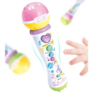 Colorful Microphone Model Karaoke Singing Musical &amp; Flash Lighting Kids Toy