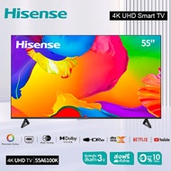 Hisense ทีวี 55 นิ้ว  รุ่น 55A6100K 4K Ultra HD Smart TV Voice Control VIDAA U5 2.5G+5G WIFI Build in Netflix &amp; Youtube /DVB-T2 / USB2.0 / HDMI /AV 55A6100K One