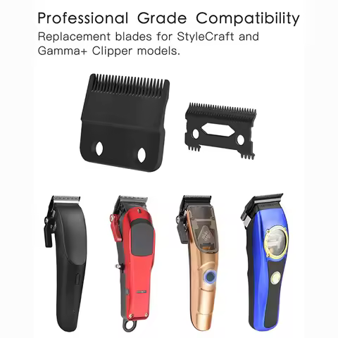 SX808C Replacement Blade Set for StyleCraft and Gamma+Clipper Series Professional Replacement Blades