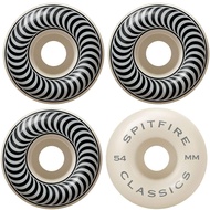 Spitfire Unisex Adult Formula-Four Classic Wheels - White, 54 mm