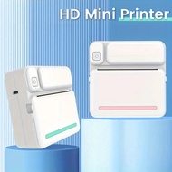 Mini Thermal Printer, Ink-free Black And White Printing Effect,Multi-functional Printing ,Connect Mobile Phone Download App Print Text, Pictures