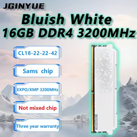 JGINYUE DDR4 3200MHz RAM 16GB/32GB CL18-22-22-42 AM4/LGA1700 Motherboard Gaming home