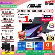 ASUS ZENBOOK PRO DUO 14 OLED UX8402ZA TOUCH CORE I7 12700H 32GB 1TB SSD W11 14.5 3K