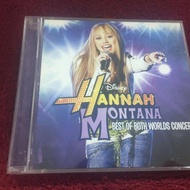 CD+DVD Hannah Montana & Miley Cyrus-Best of Both Worlds Concert Condition As Shown In The Cover Phot