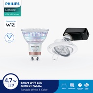 Lampu Philips Smart WiFi LED 4.7W GU10 RGB Kits Putih